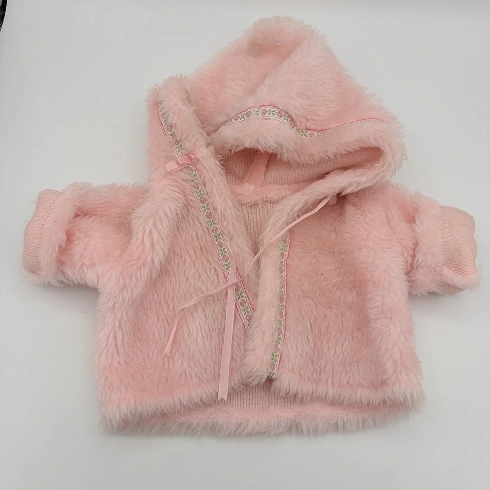 CPK American Girl Vintage doll Fur Pink Cute Jacket For 16-18‎ inch